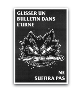 Affiche Anti Électoralistes 